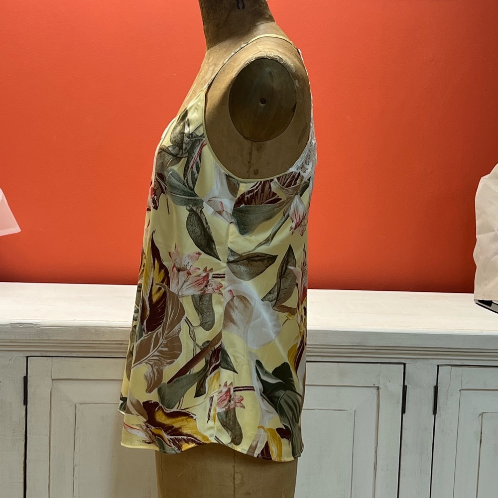 White House Black Market Lace Up Tank